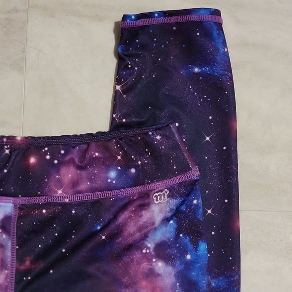 More Than Magic Womens Galaxy Print Leggings 10/12 L - Picture 2 of 6